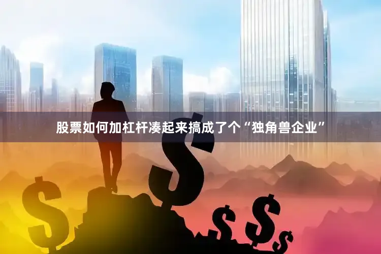 股票如何加杠杆凑起来搞成了个“独角兽企业”