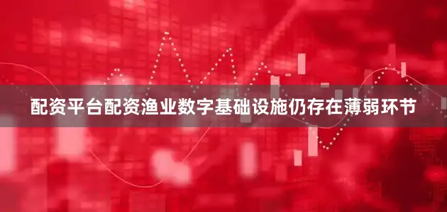 配资平台配资渔业数字基础设施仍存在薄弱环节