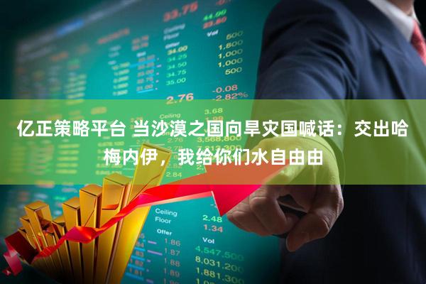 亿正策略平台 当沙漠之国向旱灾国喊话：交出哈梅内伊，我给你们水自由由